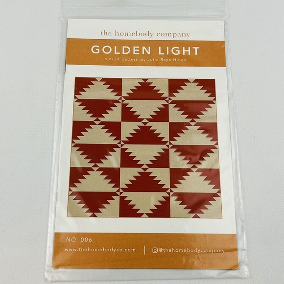 The Homebody Company Golden Light Quilt Pattern No. 006 Julia Raye Hines - Picture 1 of 3